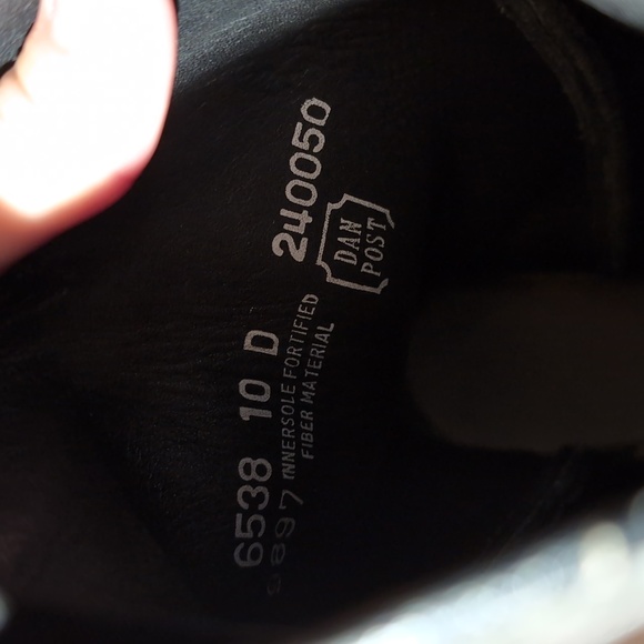 Dan Post Black Cowboy Boots - Picture 6 of 6